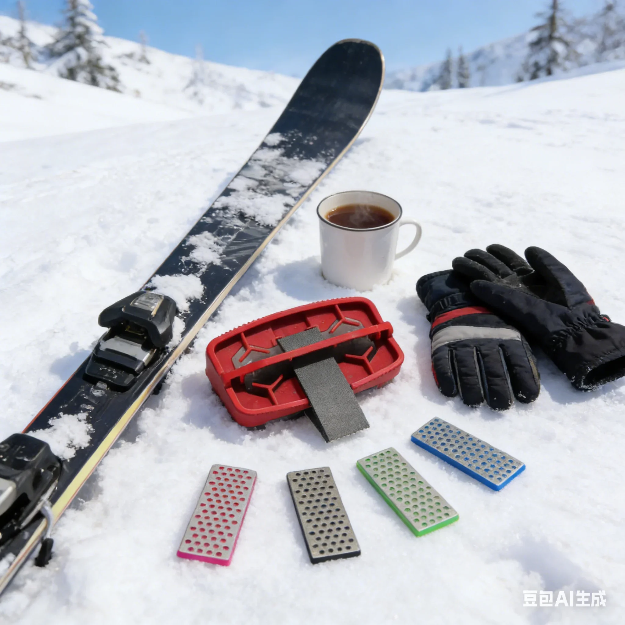 

Snowboard Edge Bevel Tuning Kit Snowboard Edge Trimmer Multi-angle Ski Wax Trimmer With Files Snowboard Maintenance Tools