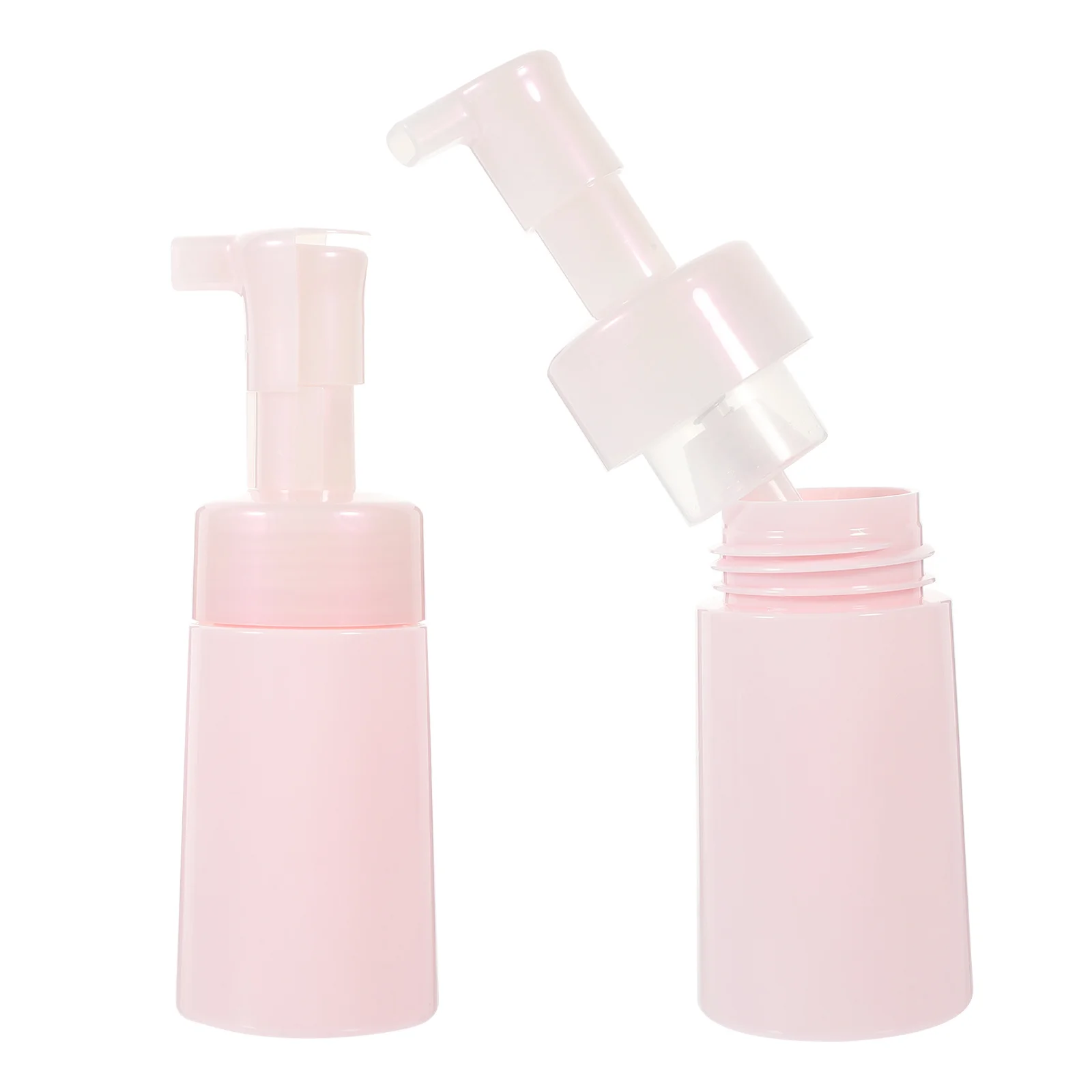 ขวดสบู่โฟมแบบเติมได้ 2 ชิ้น ขนาดพกพา น้ำหนักเบา สำหรับเดินทาง ใช้ในห้องน้ำ