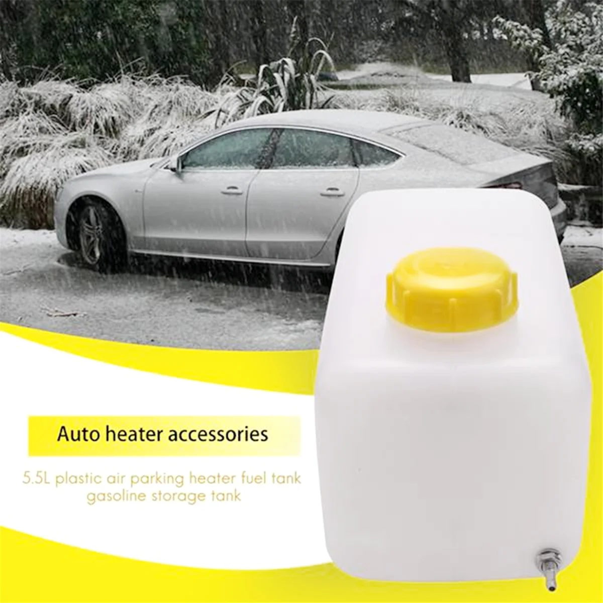 2pcs 5.5L Plastic Air Parking Heater Fuel Tank Gasoline Oil Storage for Eberspacher Truck Caravan Fuel Oil Gasoline