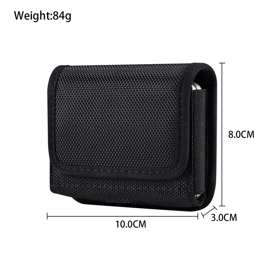 For Samsung Galaxy Z Flip6 Flip5 Flip4 Flip3 Flip2 5G Case Belt Clip Holster Motorola Razr 40 Cover Waist Bag Oxford Cloth Pouch