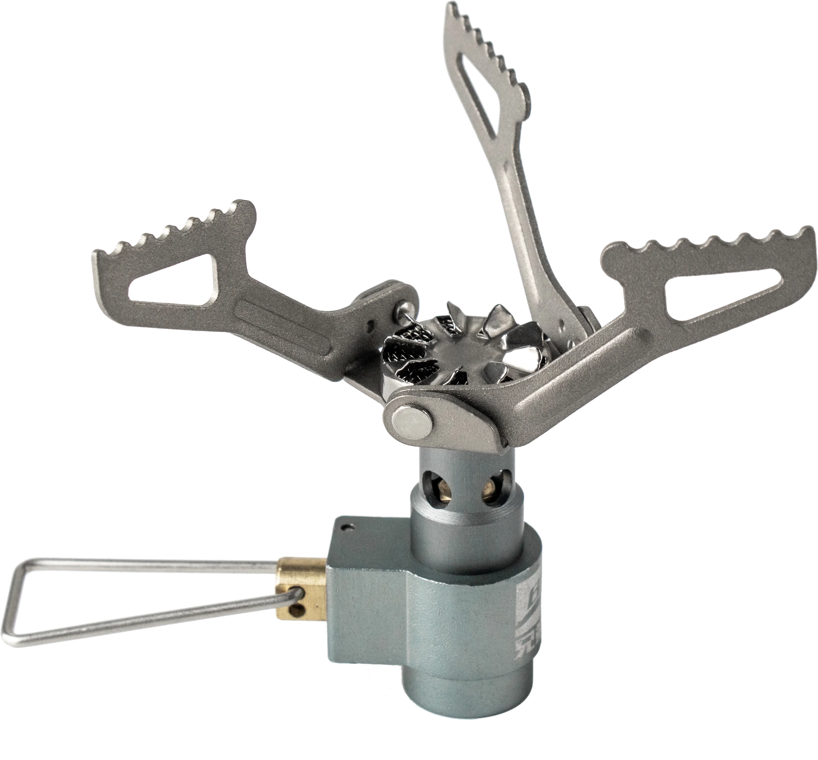 BRS-3000T Titanium Mini Camping Gas Burners 25g Jednoczęściowa kuchenka kieszonkowa Outdoor Hiking Składany piec do gotowania Przenośny ﻿