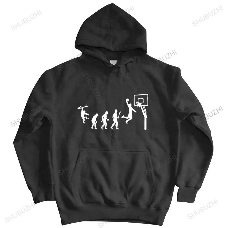 unisex Outwear men hoodies Born to  Basketball Evolution Funny zipper Funny man brand zipper autumn hoody