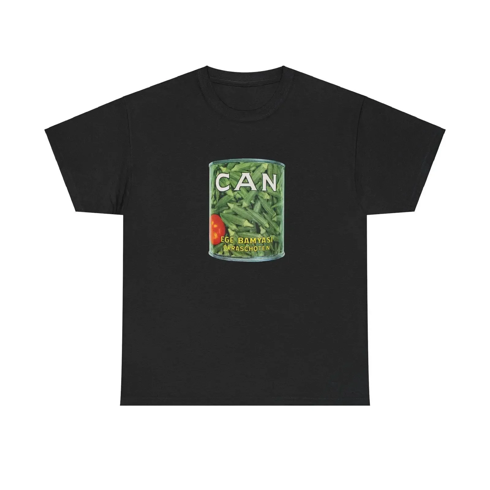 Can Ege Bamyasi T Shirt Krautrock Psychedelic Music Spoon Records Jazz Space Rock Avant Garde vintage Washed Stylish Casual