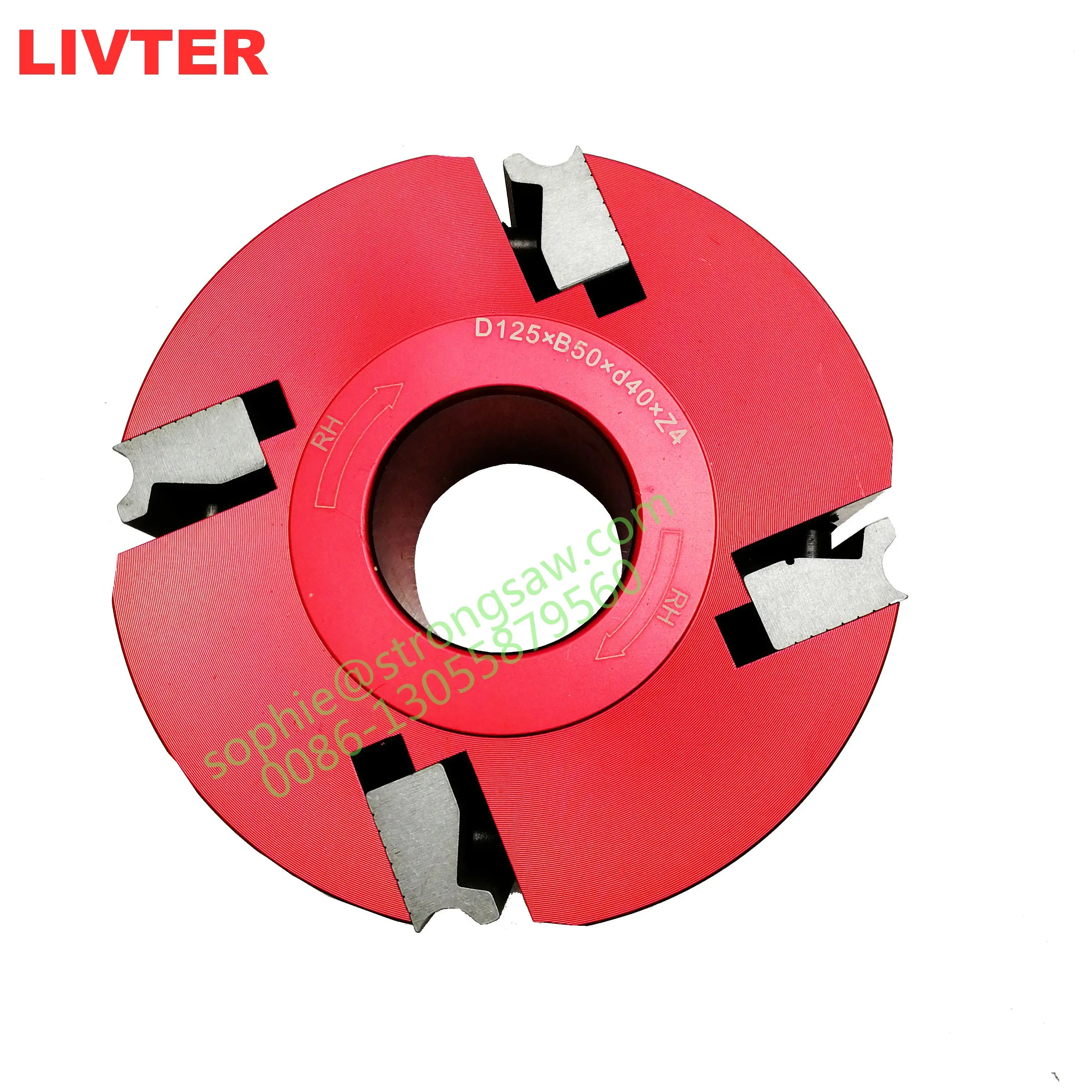 Disposable Straight CutterHead for Spindle Machine Four Side Planer Tool For Vertical Milling