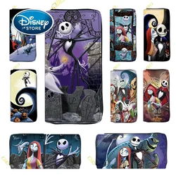 33 Styles Disney Skeleton Jack Women Wallets The Nightmare Before Christmas Female Purse Girl Zipper Coin Wallet Halloween Gift