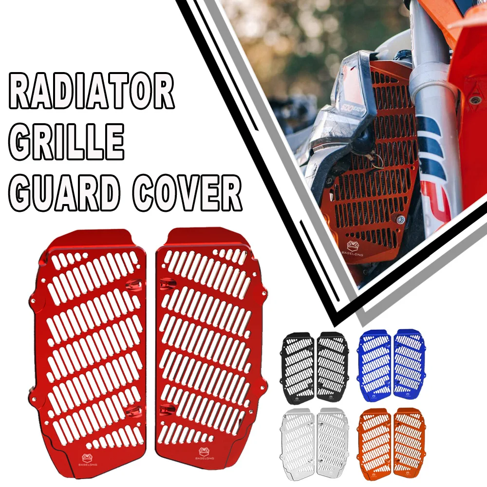 CNC Radiator Grille Guard Cover Protector FOR GASGAS EC300 EX250 EX300 EX350F EX450F EC250 2021 2022 2023 Accessories Motocross