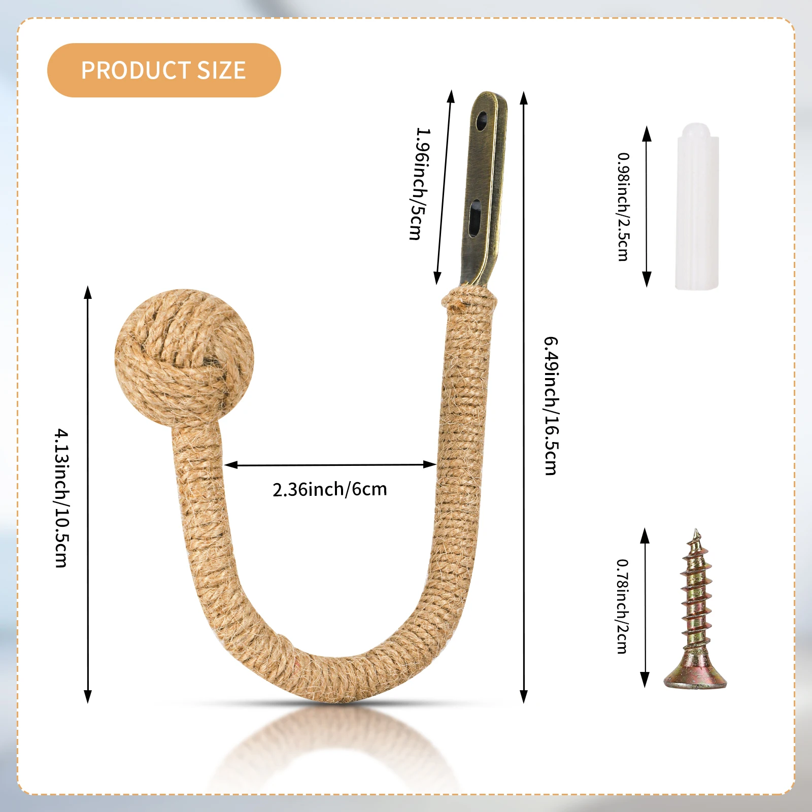 2PCS wall mounted zinc alloy curtain hook simple curtain binding rope bedroom living room decoration curtain buckle