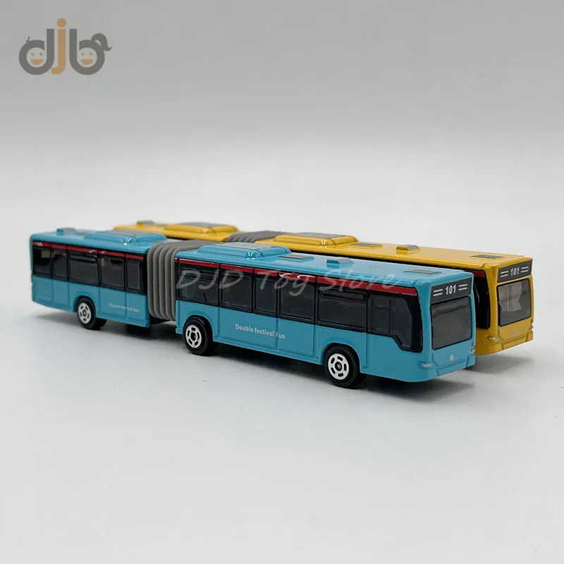 1:120 Diecast Model Toy Articulated Hinged City Double Section Bus Children Gifts