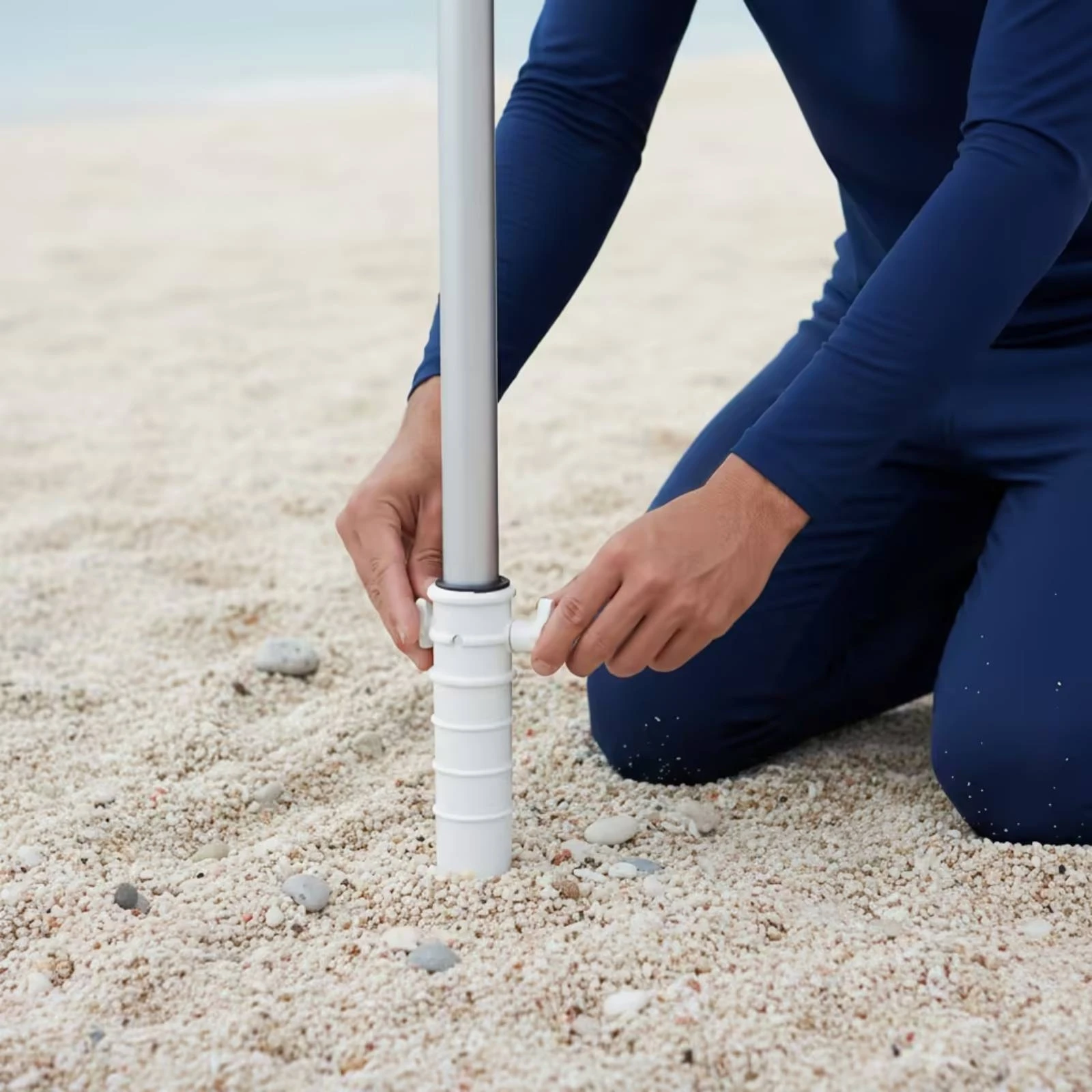 Beach Umbrella Anchor Lightweight Umbrella Sand Anchor Portable Wind Resistant for Beachgoers, Camping, Picnics