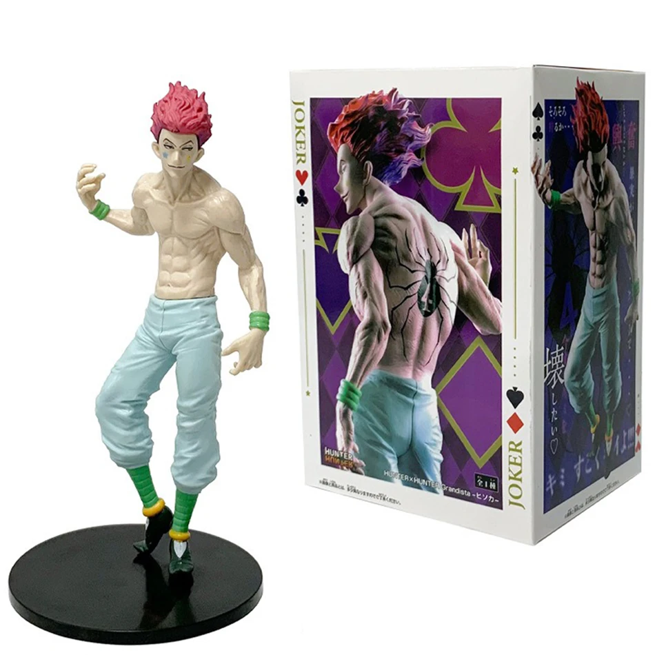 Figurka Anime Hunter×Hunter GON·FREECSS Hisoka Figurka Akcji 19,5 cm Model Statuetka z PVC Ozdoby Zabawka Prezent