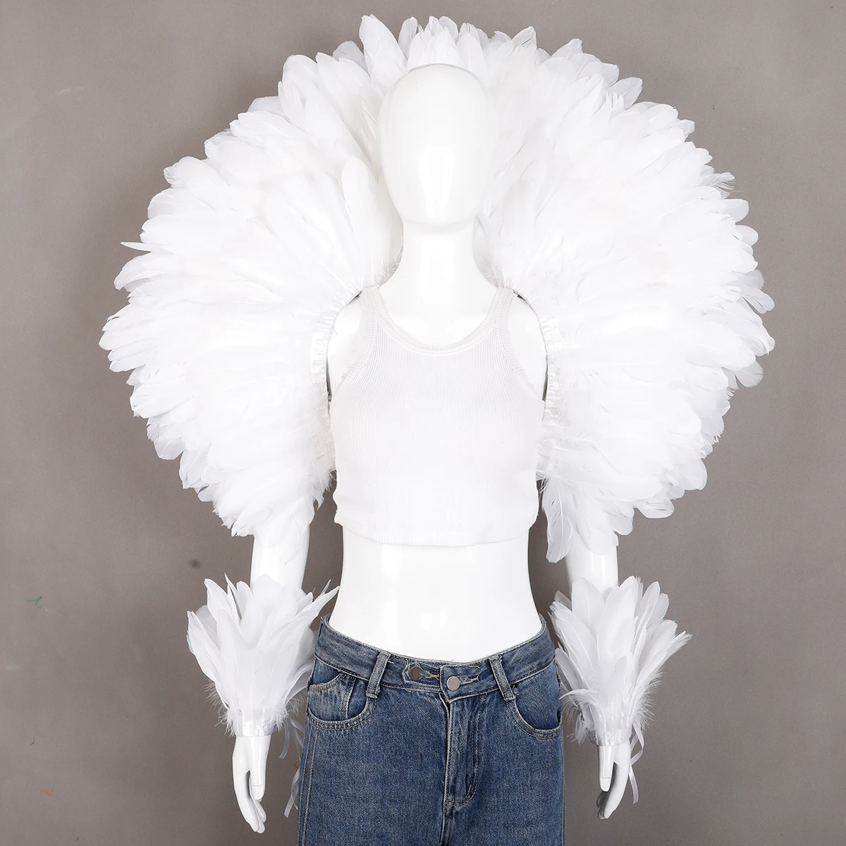 Punk Halloween boule masquée plume Punk carnaval fête ensemble nouvelle fête carnaval élégant femmes