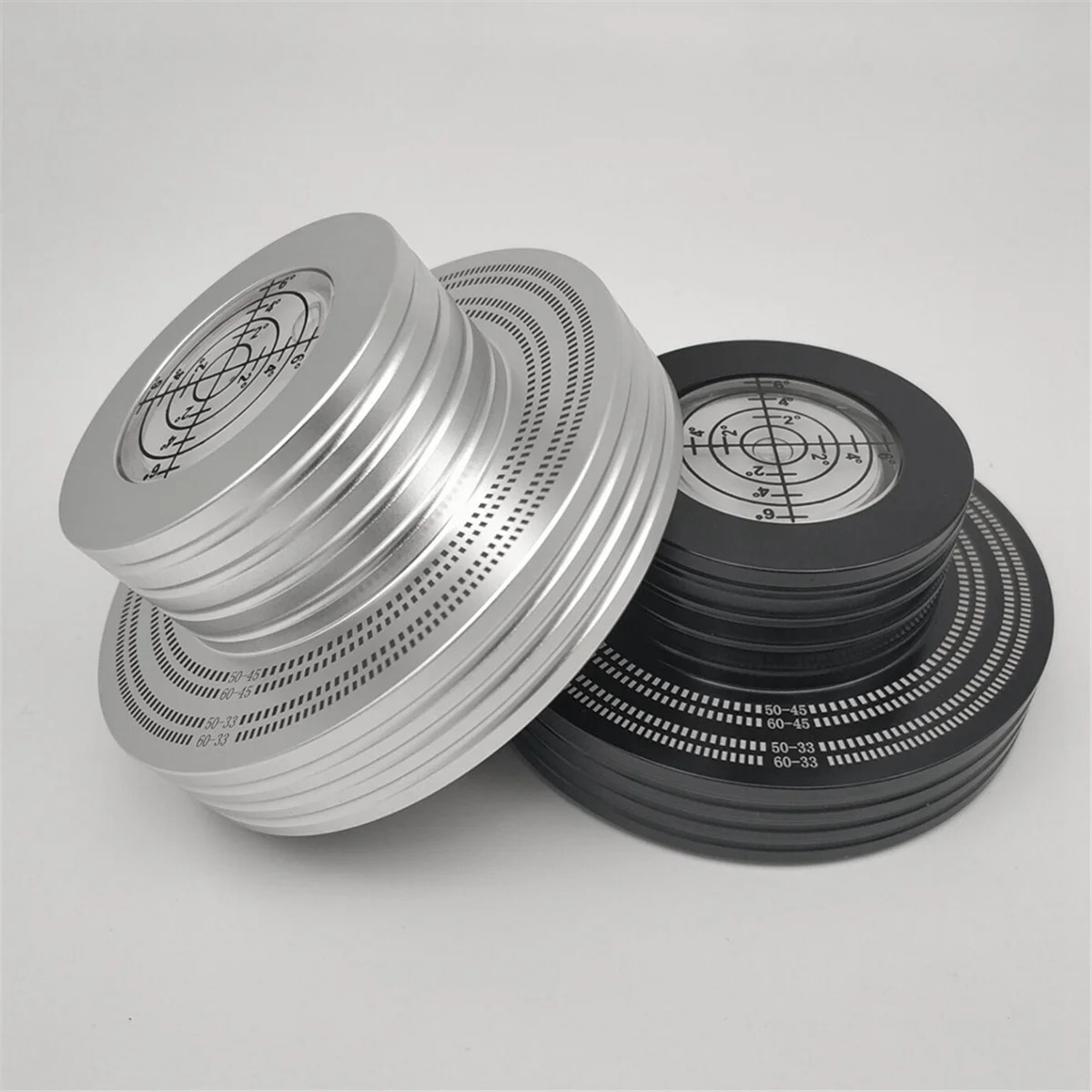 Peso record LP Vinile Morsetto per dischi Livello Giradischi Stabilizzatore Vibrazione Accessori per giocatori Argento