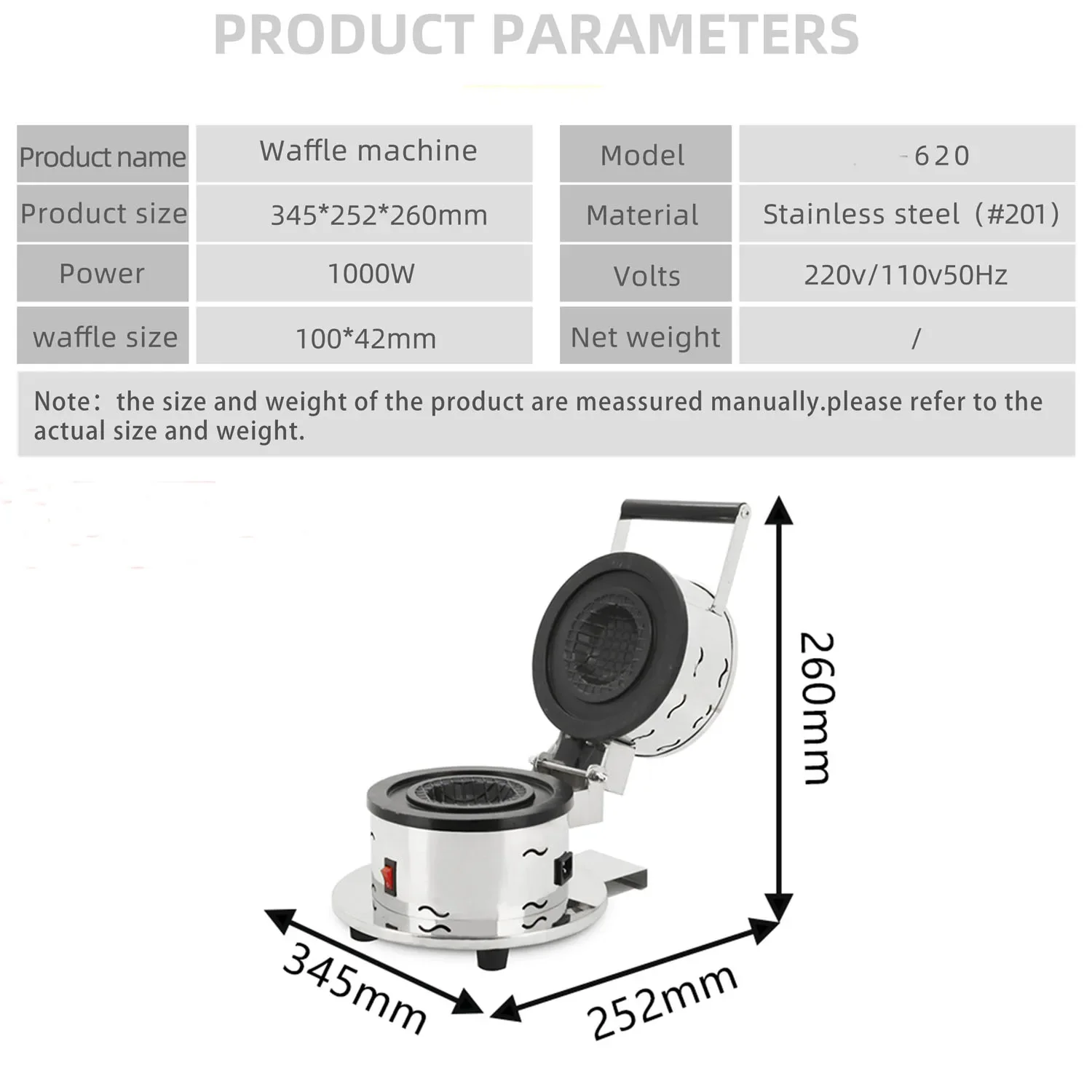 UFO Buger เครื่องวาฟเฟิล, โดนัทไอศกรีมขนมหวาน, อิตาลี Gelato Panini Press Maker, ใหม่, ขายร้อน