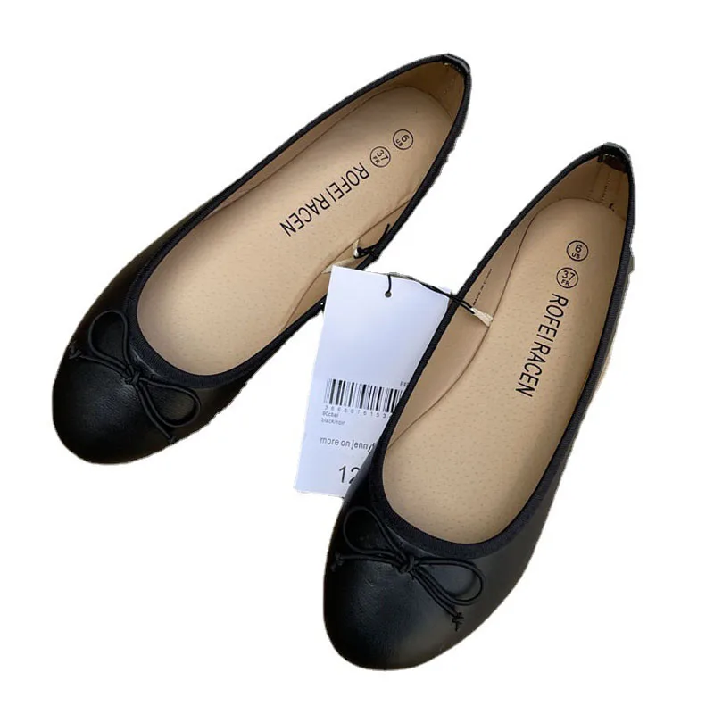 Women Shoes Black Spring Autumn Women Casual Flat Shoes Slip On Round Toe Flats Loafer Plus Size 41 42 Zapatos Mujer WSH4878