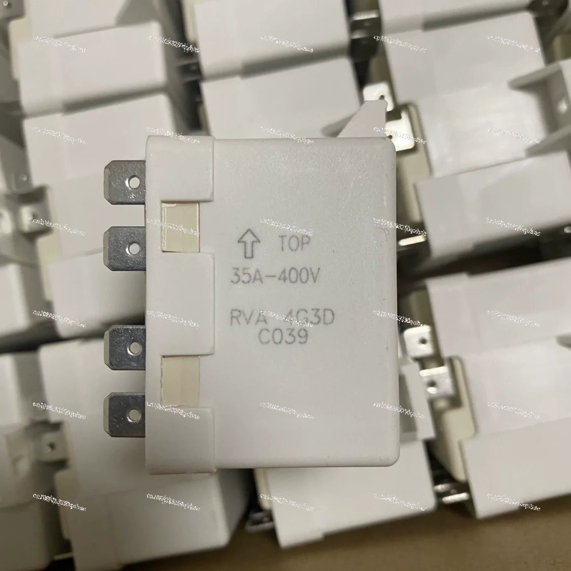 RVA4G3D Compressor Relay Starter 3P 220V Ice Maker Refrigerator Accessories 35A-400V Relay