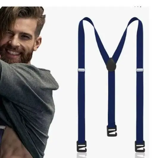 

Men's Suspenders New Creative 3 Hooks Suspenders Man Pants Casual Mens Trouser Suspenders Fashion 2.5cm Width Adjustable Brace