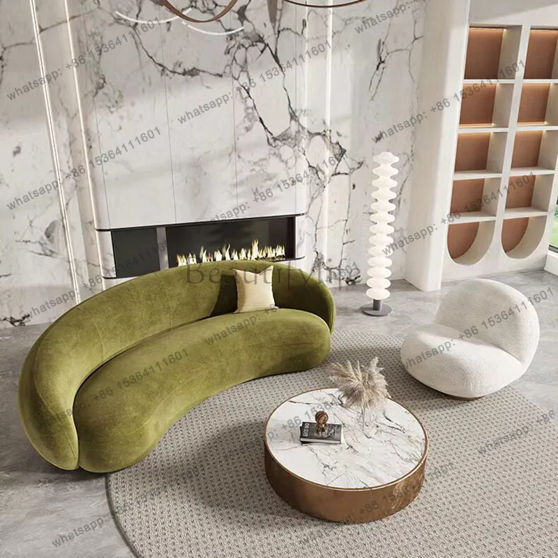 Lounge Designer Living Room Sofas Modern Luxury Nordic Futon Lazy Living Room Sofas Puffs
