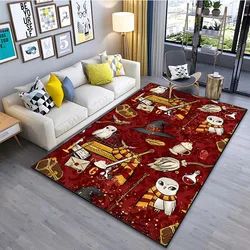 Magic Props Pattern Magic Hat Wand Floor Rug 15 taglie soggiorno camera da letto comodino bagno tappetino Area tappeto tappeti Room Decor