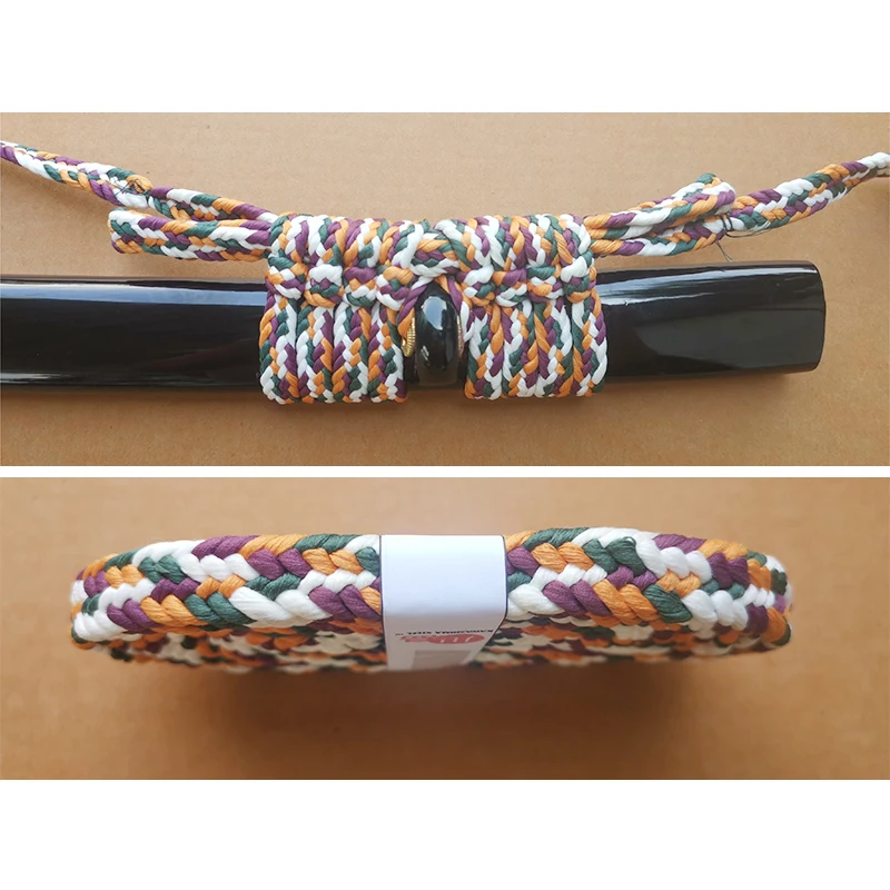 Japanese Samurai Sword Sageo Polyester Rope Double Layers For Saya (Scabbard) Cord-4 Colors To Choice New Brand Supply