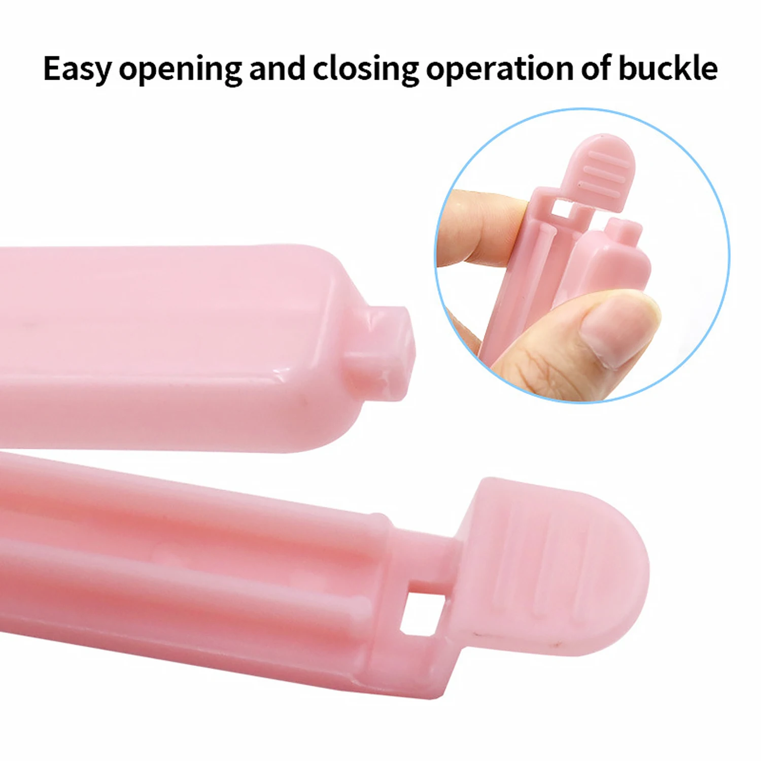 5/10/20Pcs Portable Kitchen Storage Food Snack Seal Sealing Bag Clips Sealer Clamp Plastic Tool Kitchen Accessories