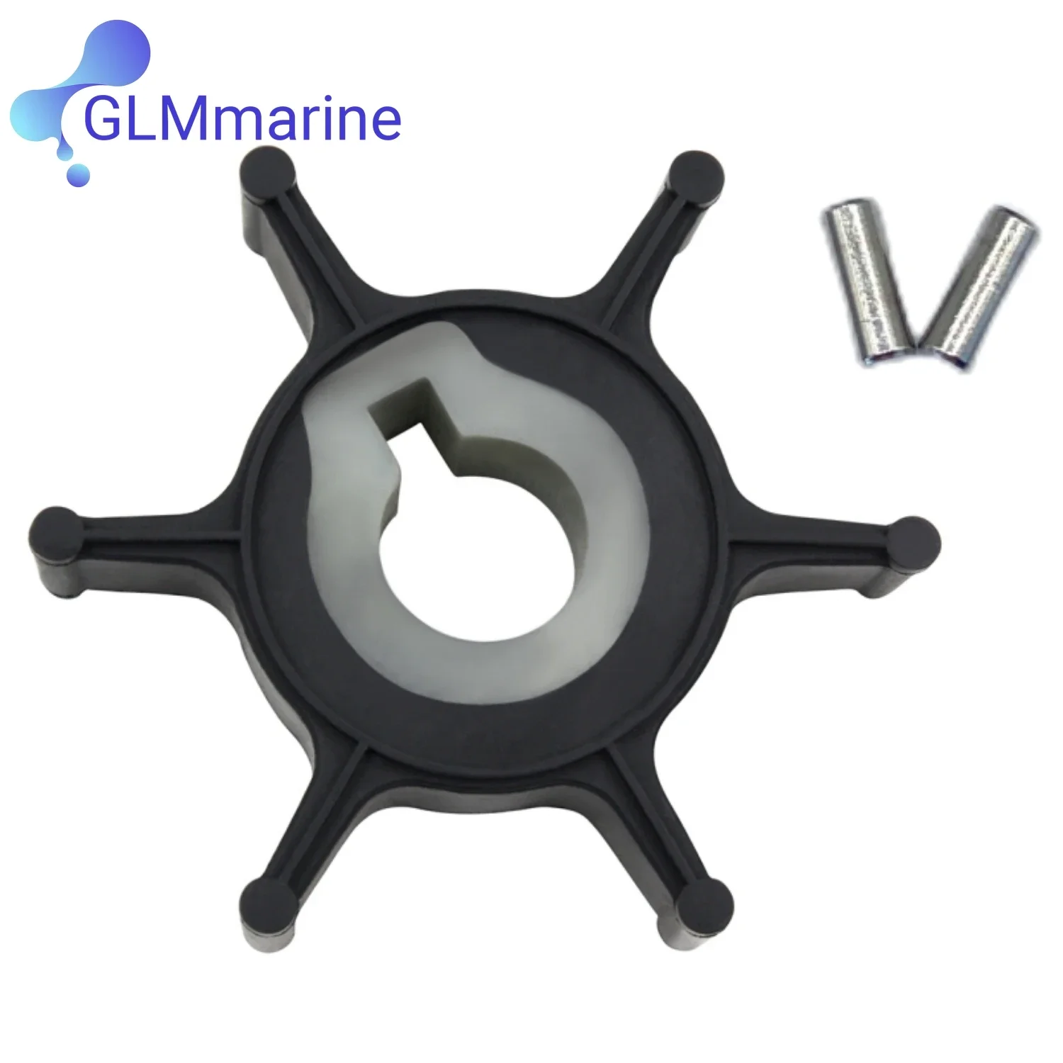 Water Pump Replacement Kit with Impeller and Pins for Yamaha Outboard Engine 2HP 646-44352-01 18-3072