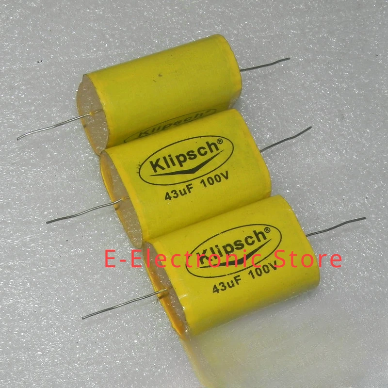 

5PCS/LOT KLIPSCH 100V 15UF 20UF 43UF 40UF 14UF Subwoofer MEA Frequency Division Infinite Axial Thin Film Capacitor