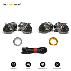 For Audi A6 C5 2003 2004 A6 C5 S6 Quattro 2002-2005 Front 8W LED Fog Light Fog Lamp Assembly With LED Bulbs Wire