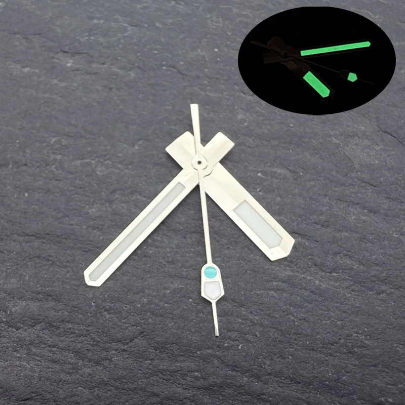 Mod Watch Hand 9*12.5*13mm Green Luminous Pointter Fits NH35 NH36 4R35 4R36 7S26 Watch Movement Mechanical Diver's Watch Parts