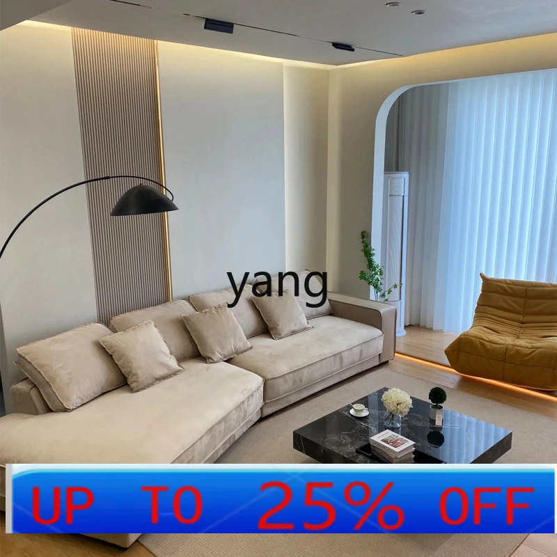 

LTT minimalist cat scratching cloth living room modern straight row tofu corner sofa