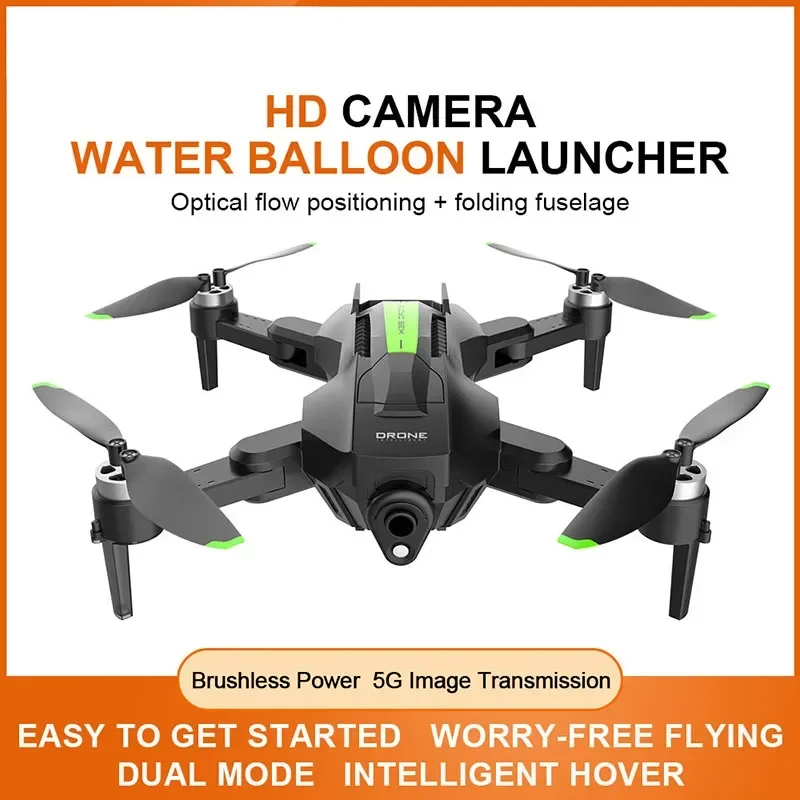 Q5 Brushless Bomb-fighting Drone Dual-camera Optical Flow Fixed Height One-key Take-off One-key Landing 360-degree Rolling