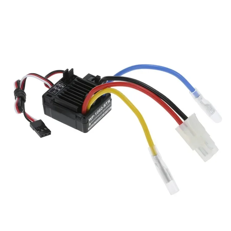 

WP-1060-RTR 60A Brushed Electronic Speed Controller ESC For 1:10 RC HSP Car Waterproof RC Car Axial scx10