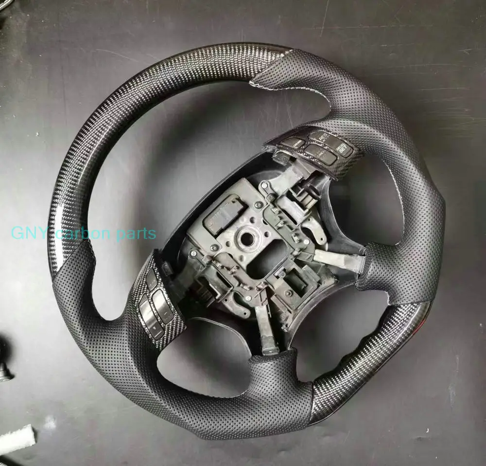 100% Real Carbon Fiber Steering Wheel with Leather for Honda Odyssey 2003-2008