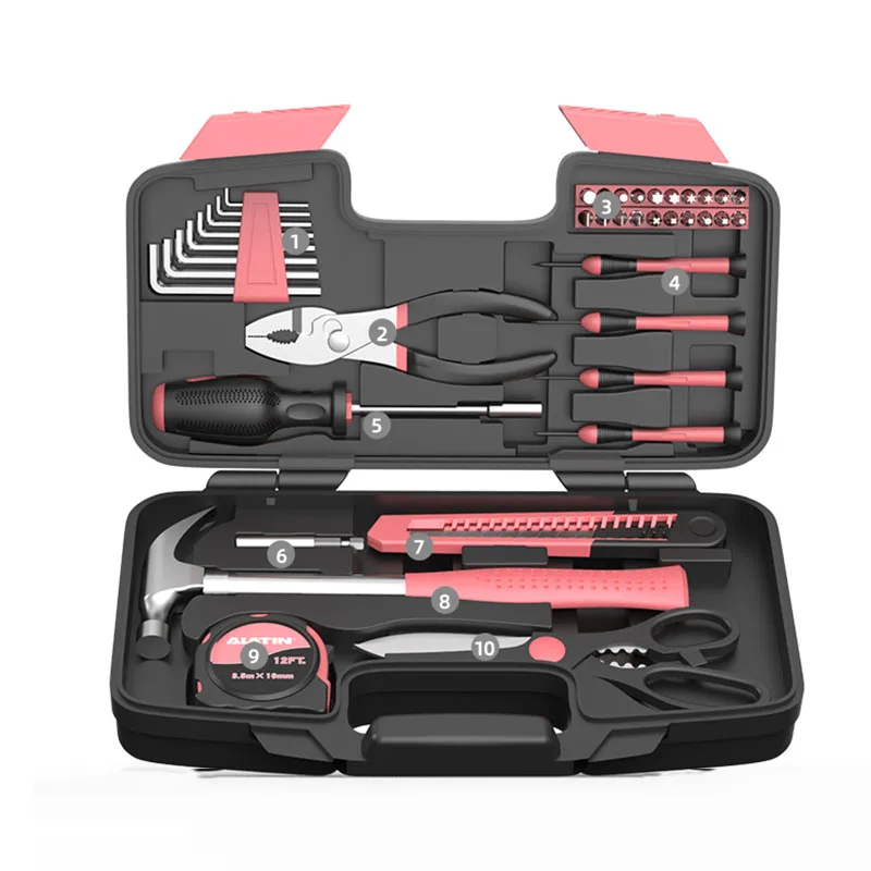 

Toolbox Household Set Wrench Screwdriver Electrician Hardware Multifunctional Household Maintenance Combination Set Manual DIY