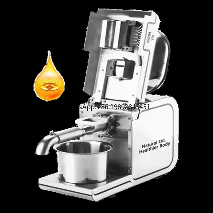 Automatic Coconut Soybean Oil Press Machine New Condition for Palm Sesame Peanut Almond Walnut Oil Presser