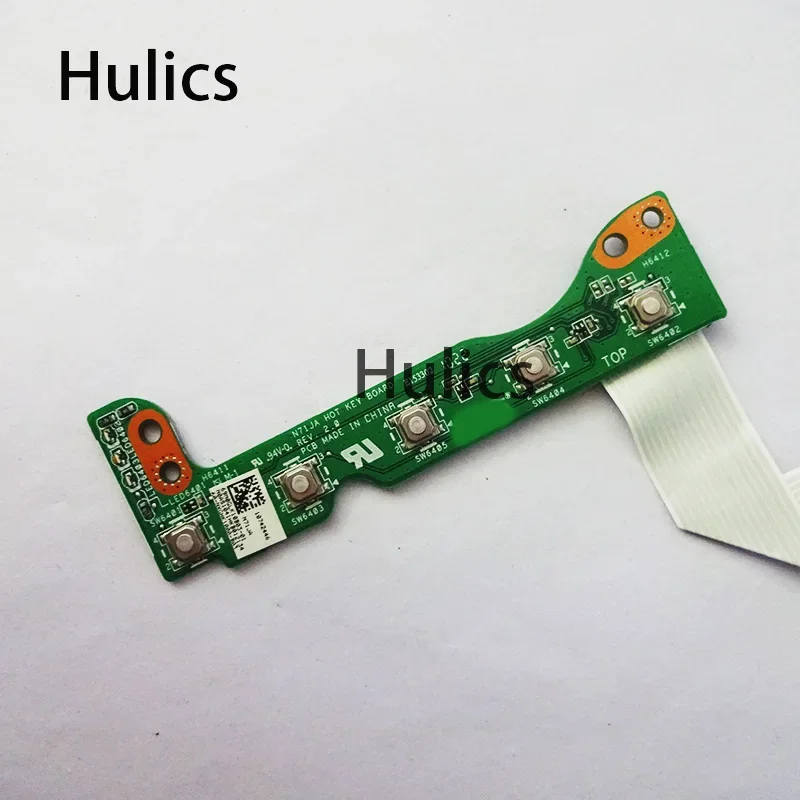 Hulics Used For ASUS N71 N71JA Power HOTKEY MEDIA Switch Button Board 69N0GLK19B03-01