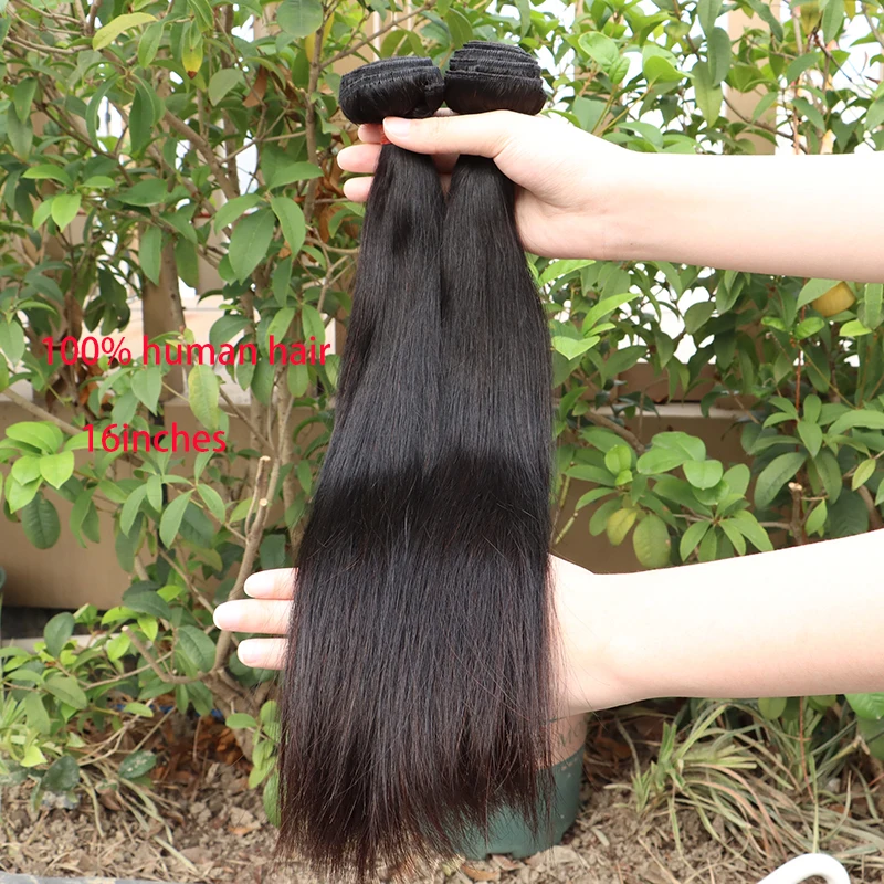 Extensiones de cabello humano sin procesar para mujer, mechones lisos de cabello 100% humano vietnamita, 3 y 4 mechones, venta al por mayor, baratos