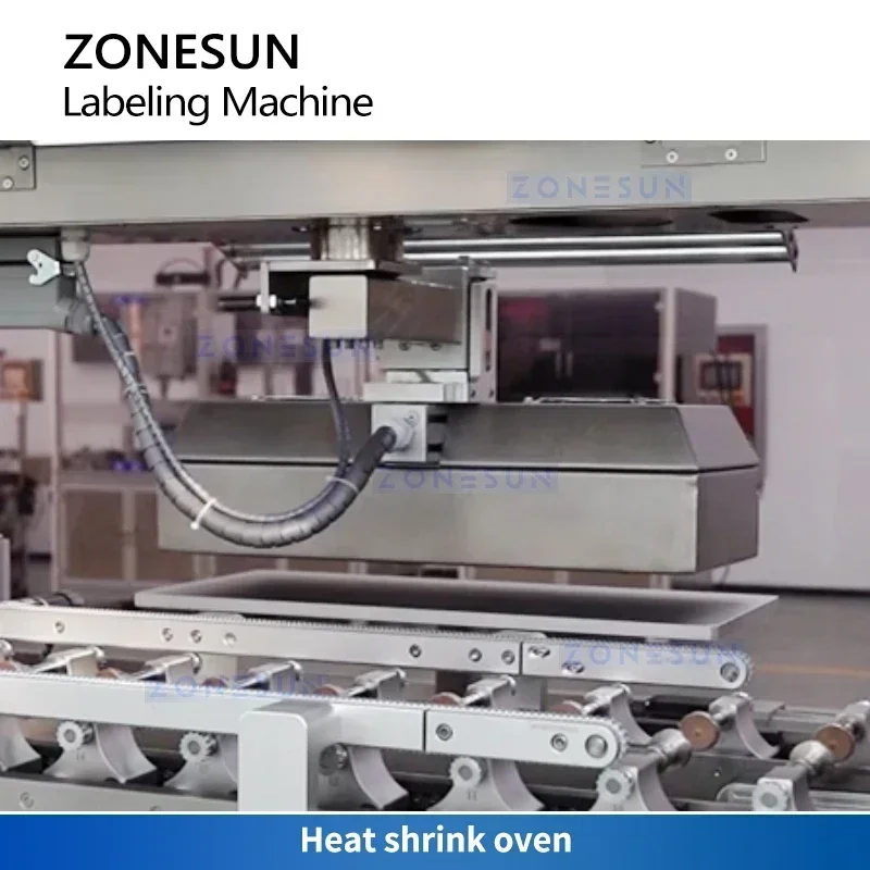 ZONESUN Shrink Sleeve Labeling Machine Horizontal Shrink Sleeve Applicator