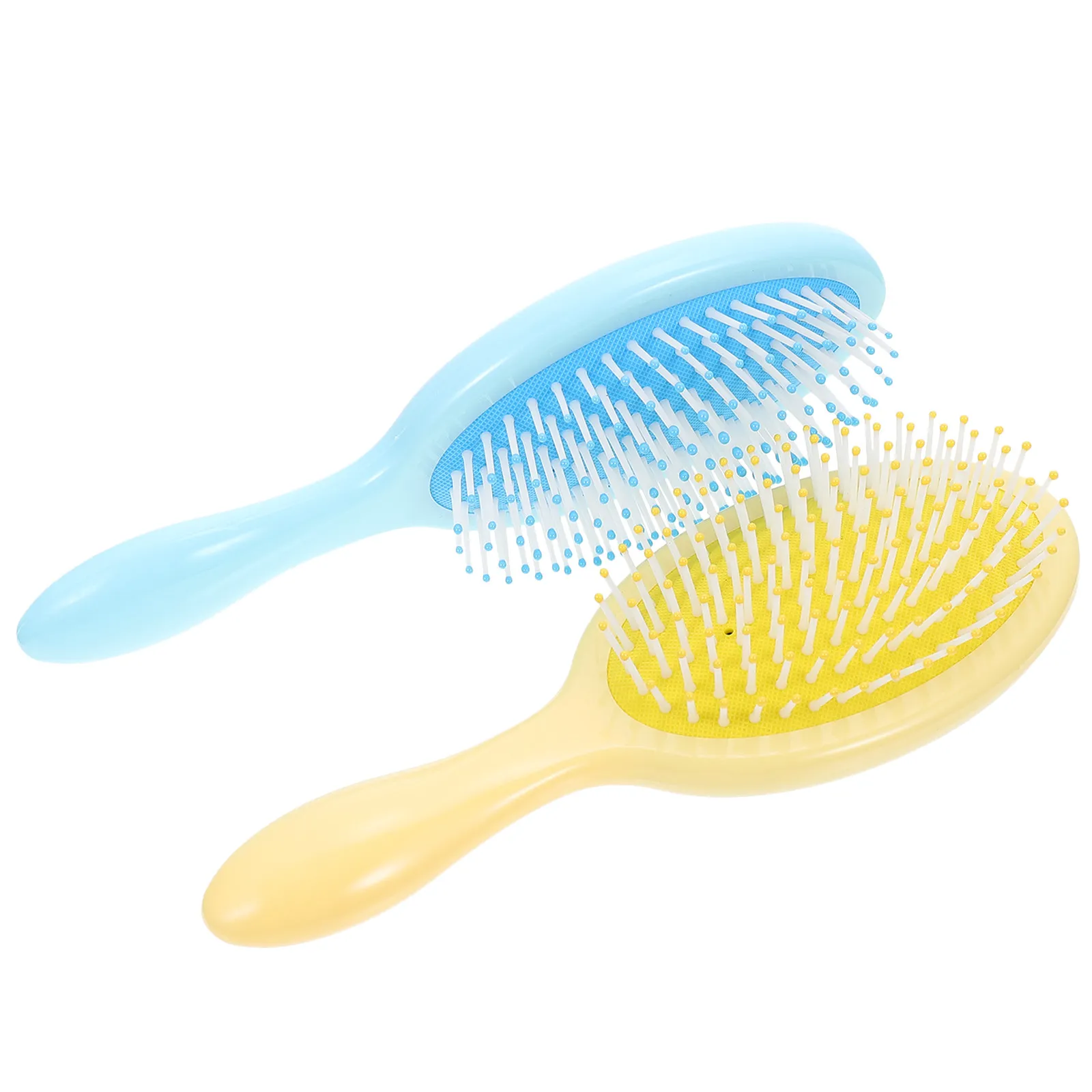 

2Pcs Massage Combs Plastic Hairdressing Brushes Detangling Scalp Stimulation Hair Care for Women Travel Portable