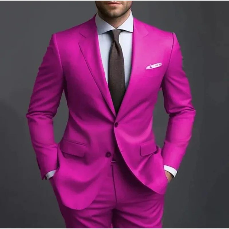 Men's Adult Dress Wedding Groom Banquet Suit Temperament Business Suit