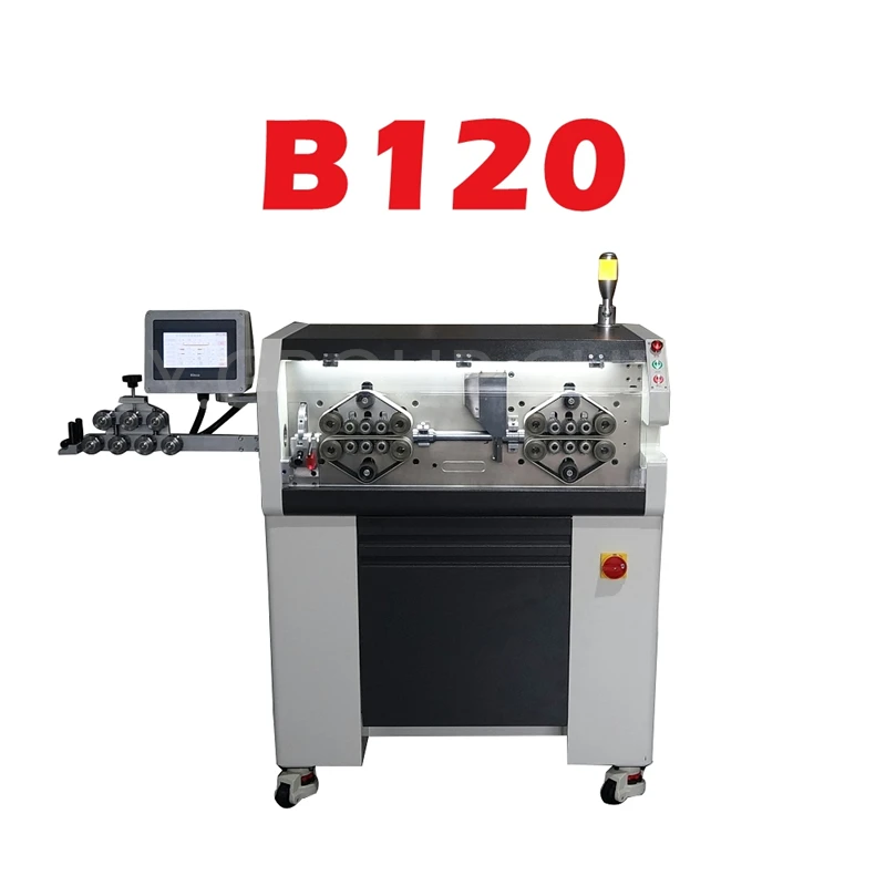 LY B120 B180 全自動24輪ケーブルストリッピングマシン クローラー式電動 25mm2から120-180mm2の電線ストリッピングマシン