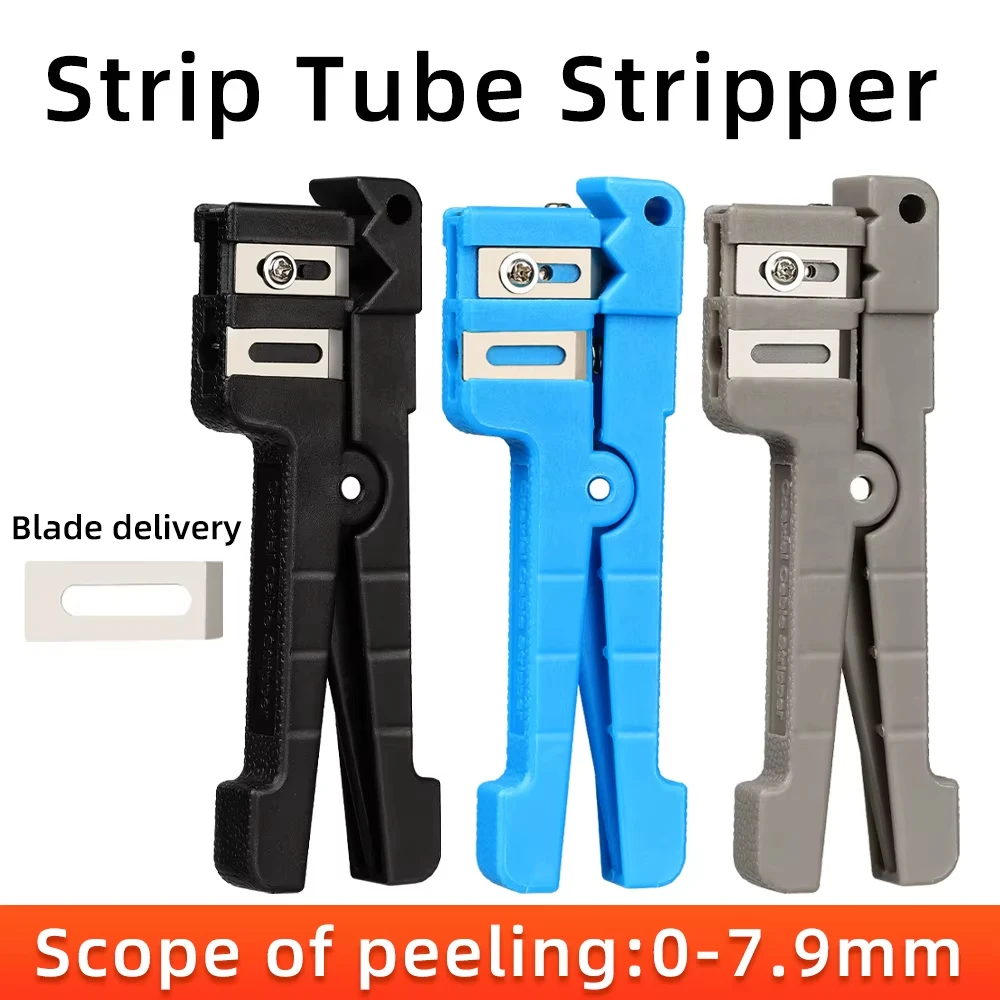 3.2-5.6mm Horizontal Ring Cut Longitudinal Sliding Cut Leather Wire Striper Fiber Cable Tool 45-163
