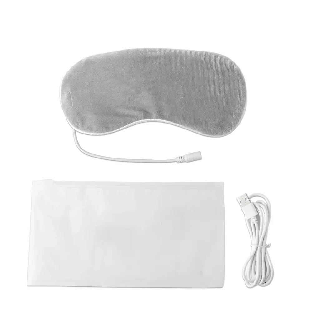 USB Heated Eye Mask for Sleeping, Constant Temperature Warm Compress, Portable Heating Eye Mask for Relaxation