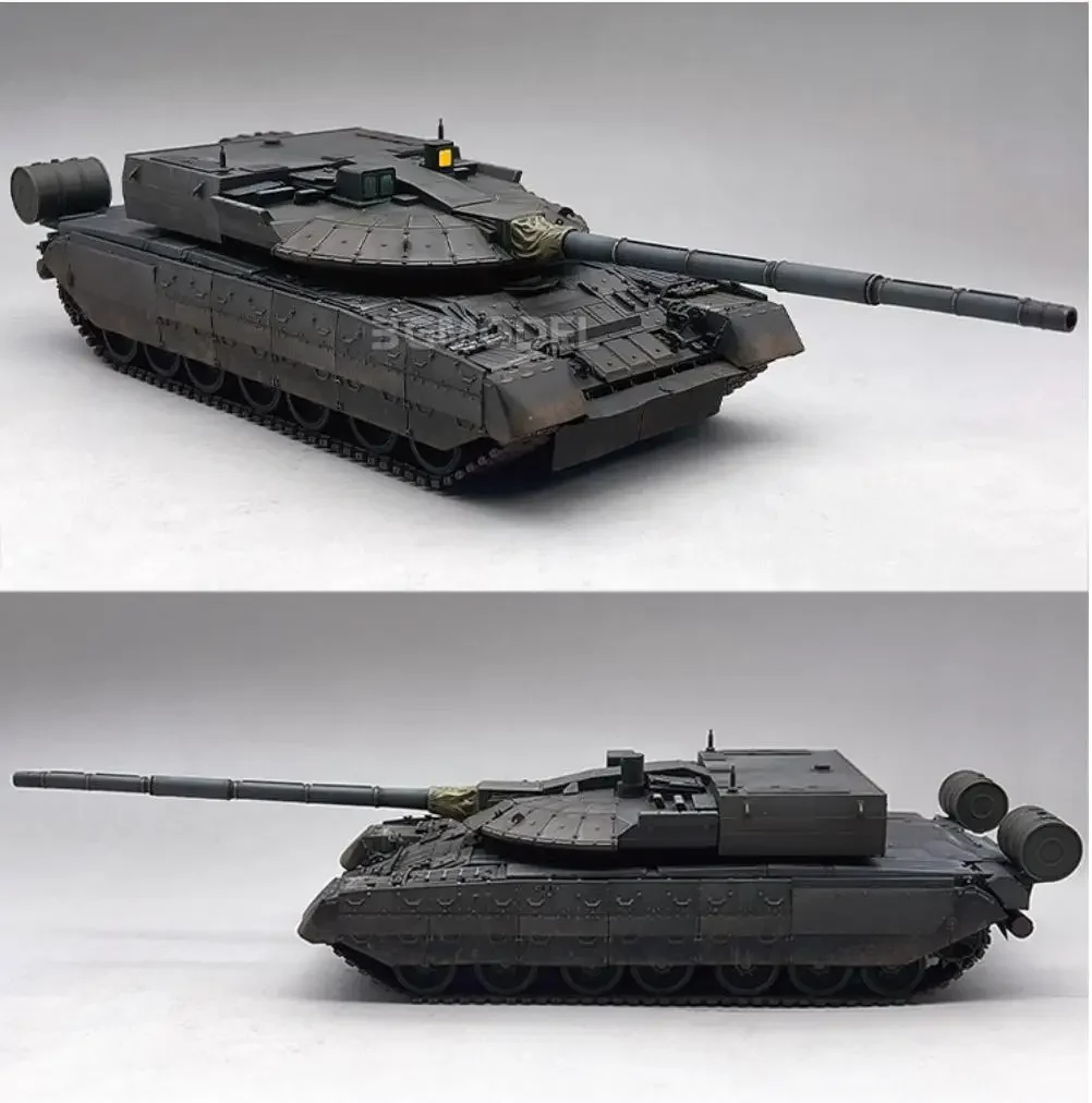 Main Battle Tank Model Kit, AMUSING Hobby, Black Eagle, Rússia Objeto 640, 35A064, 1:35