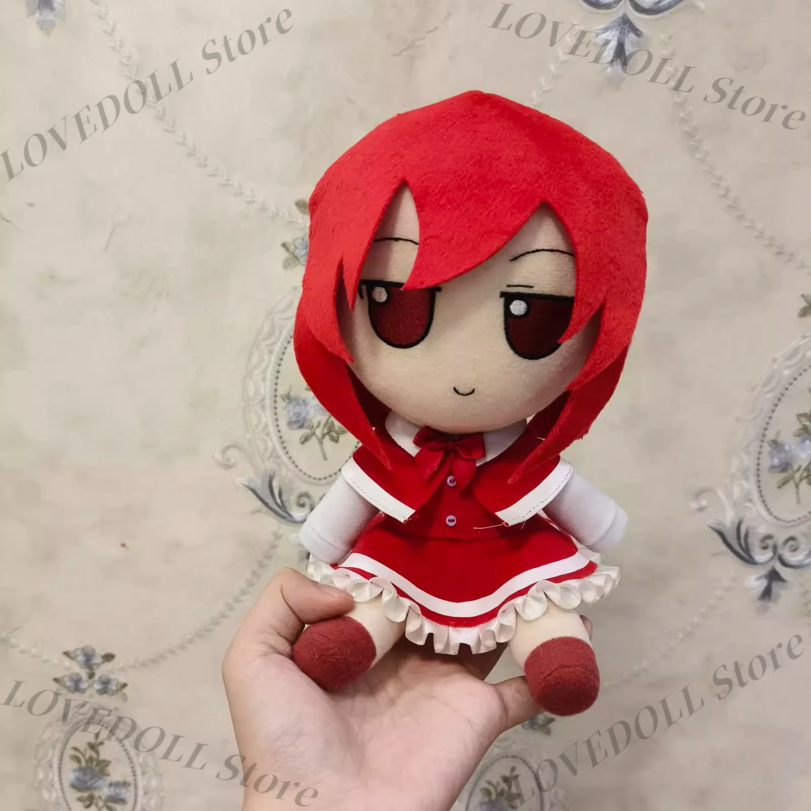 

Anime TouHou Project Fumo Okazaki Yumemi Cosplay Cute 20cm Figure Doll Plush Stuffed Sitting Dolls Girl Toy Kawaii Plushie