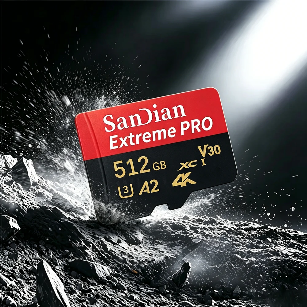 Top-Quality Memory Card for Drone Quadcopter 64GB/128GB/512GB Micro SD TF U3 V30 A2 4K Recording Long Flight