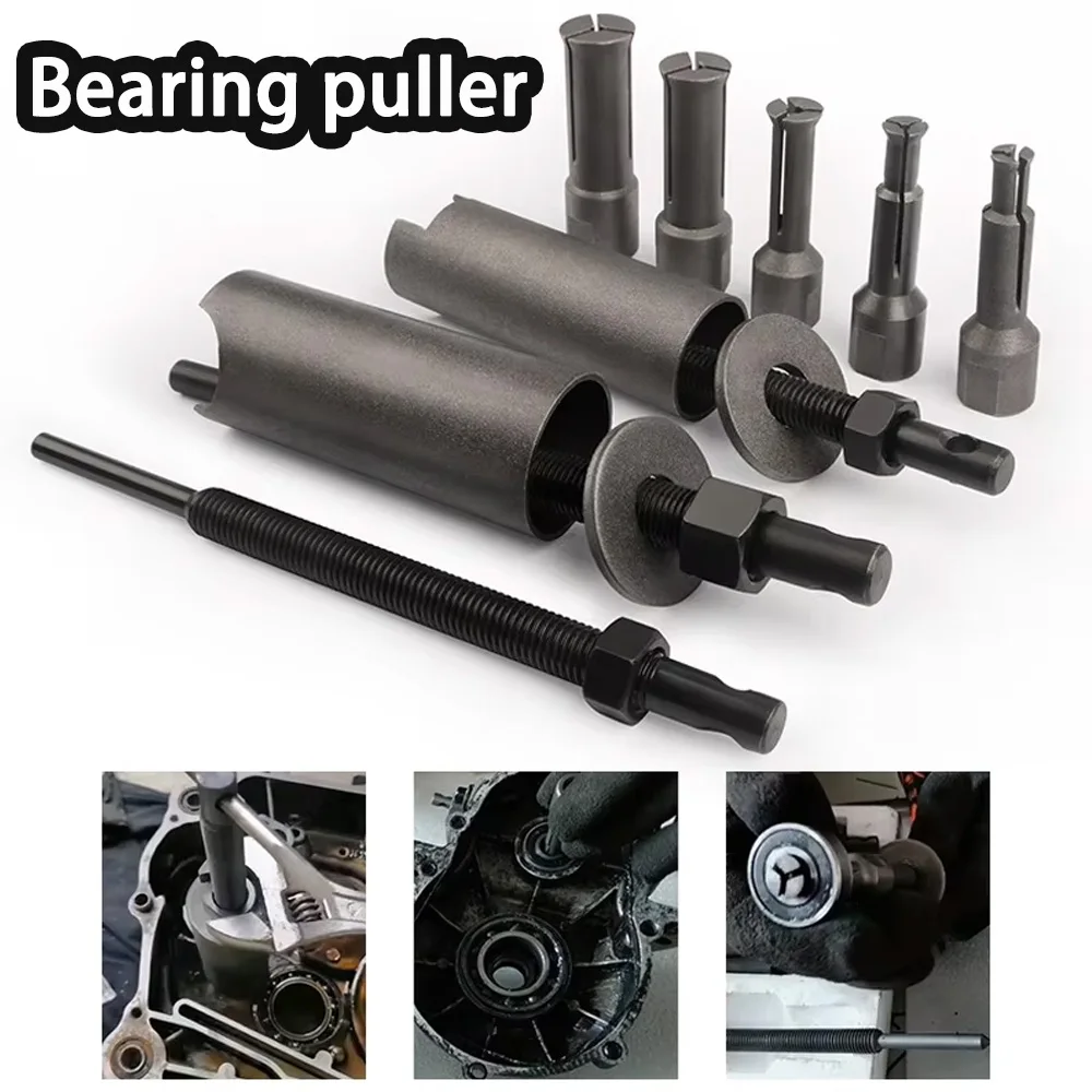 Bicycle Bearing Disassembly Tool Bearing Puller Remove Set Motorcycle Bearing Pulling Extractor Kit Cycling Repair Accessory