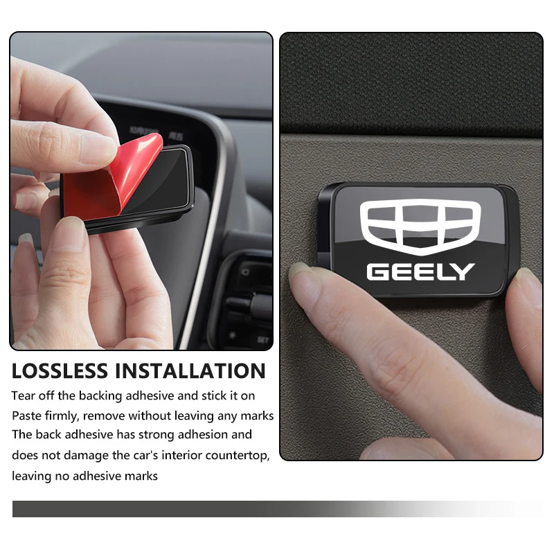 Universal Car Seat Belt Stabilizer Fastener, Adjustable Safety Belt Length Clip For Geely Geometry C Tugella GC9 X7 GX3 CK GC6 L view 3