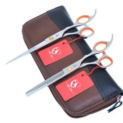 7 Inch Professional Hairdressing Scissors Barber Hair Cutting Scissors Thinning Shears Japanese Steel Salon Beauty Tools A0129A
