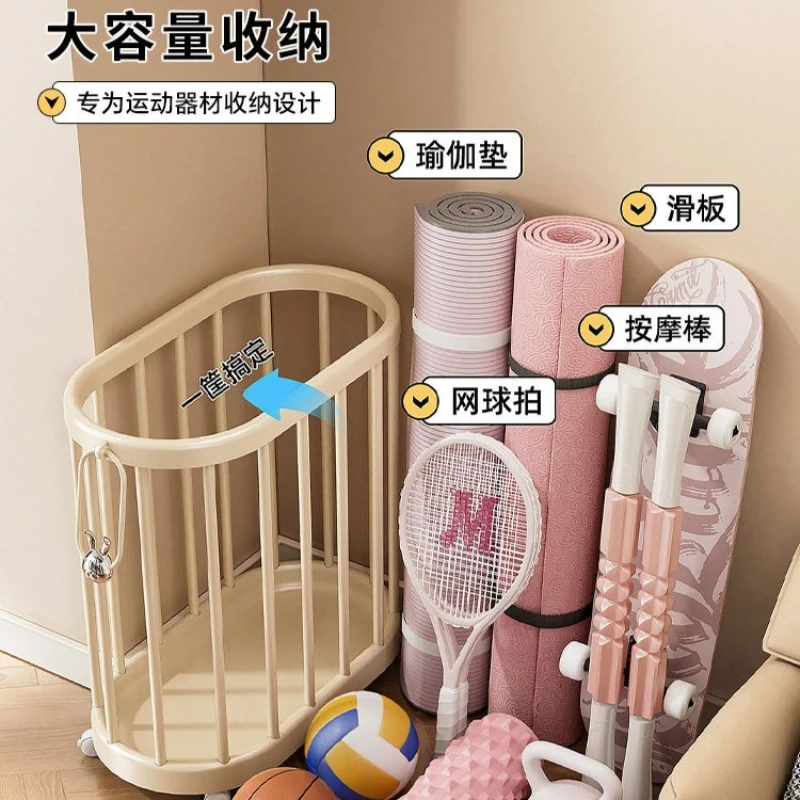 Home Gym Yoga Mat Storage - Cesto Portaoggetti Robusto per Tappetini Yoga