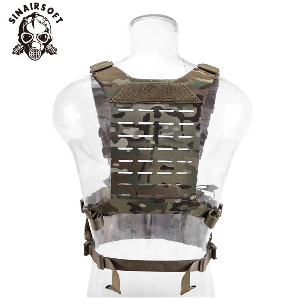 Tactical D3 SS MK Chest Rig Hunting Airsoft MOLLE Vest Chest Rig Strap Universal Vest Back Panel Equipment Accessories